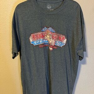 Bubba Gump Short Sleeve Crew Tee in Charcoal Gray